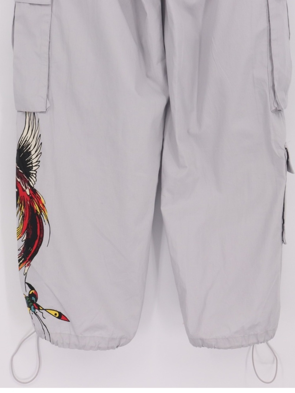 Ed Hardy Drawstring Cargo Pants
Grey Low Rise Butterflies Phoenix
Poplin Baggy - Picture 13 of 16